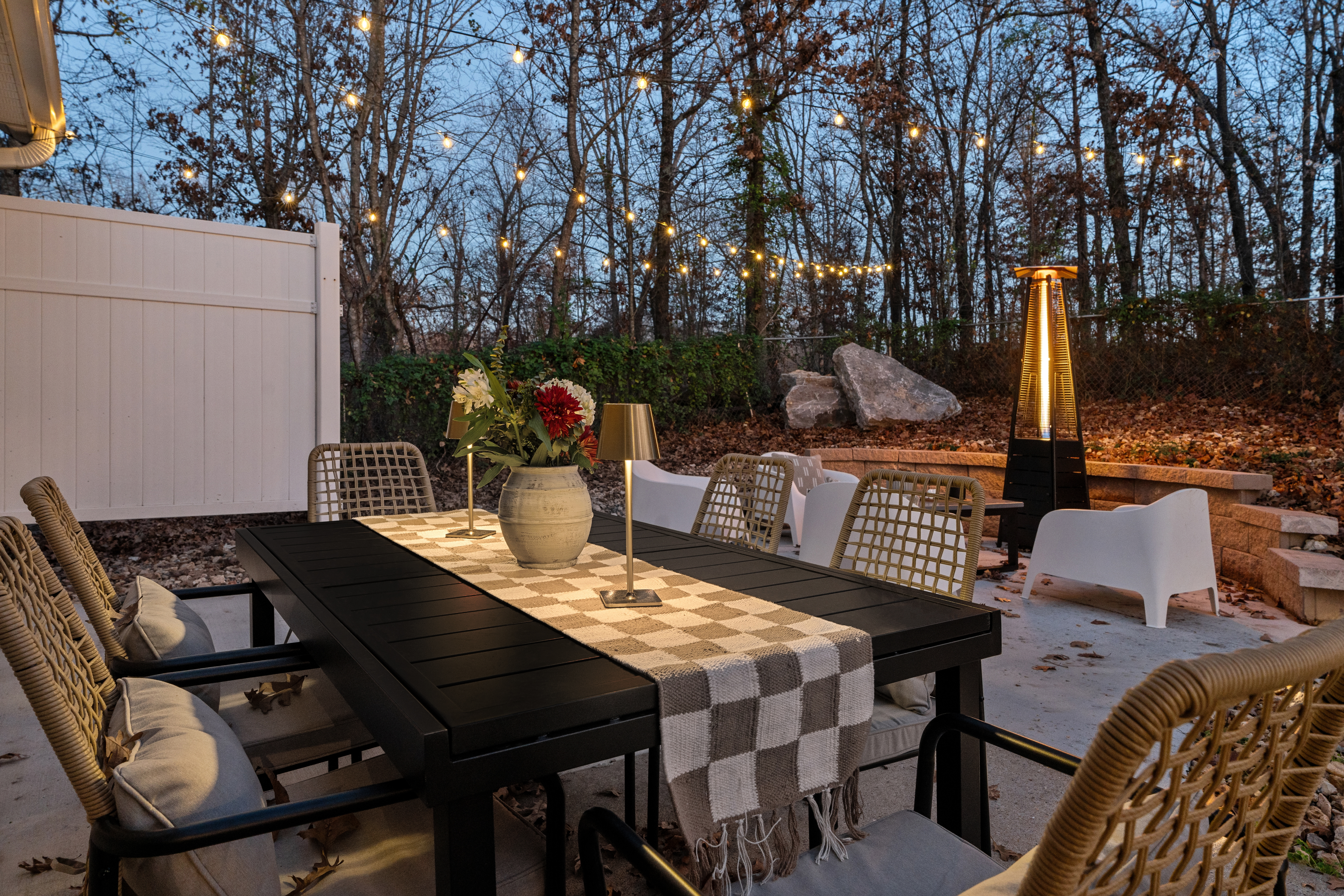 Abodacious Hospitality outdoor dining area