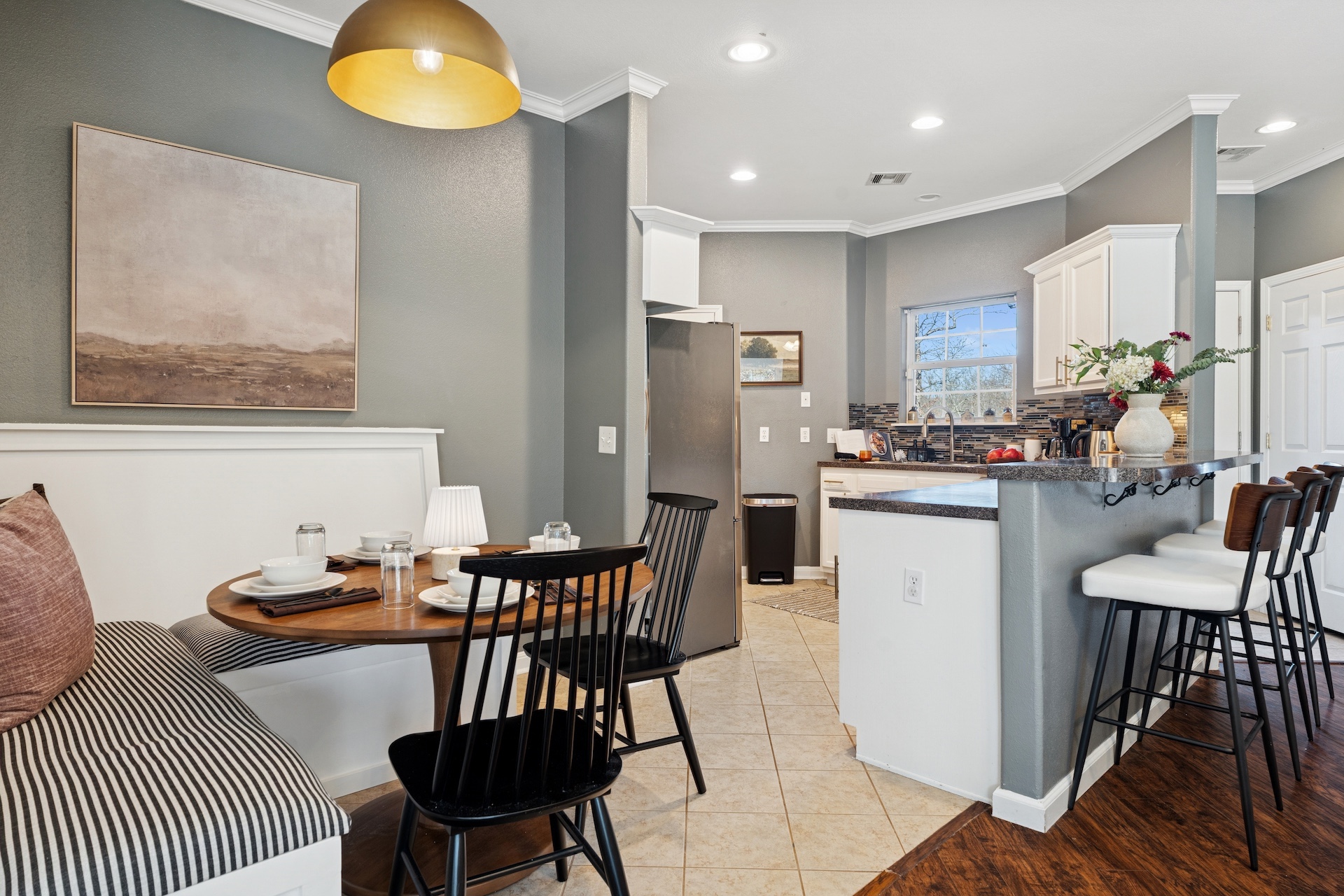 Kitchen and dining at Chatburn Hill